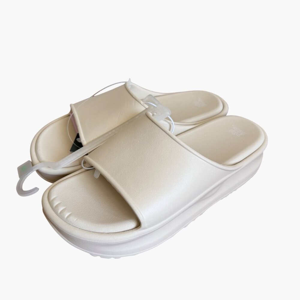 NEW Wild Fable Womens Laney EVA Platform Sandals - Cream - Size 10